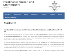 Tablet Screenshot of frankfurter-fischerzunft.de